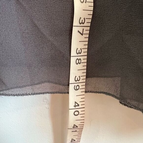 Y2K Vintage Zara Gray Grey Grunge Embellished Sparkly Cut Out Tank Dress Mini L - Picture 12 of 16